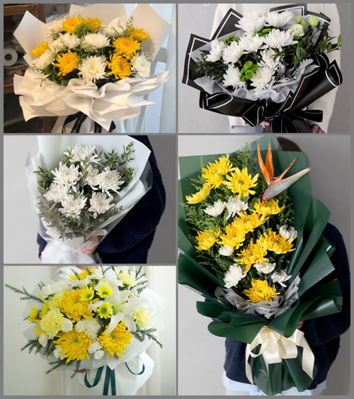 湖南邵阳武冈市双牌镇白事花束代送